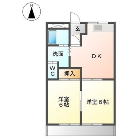 サンライズタウンの物件間取画像